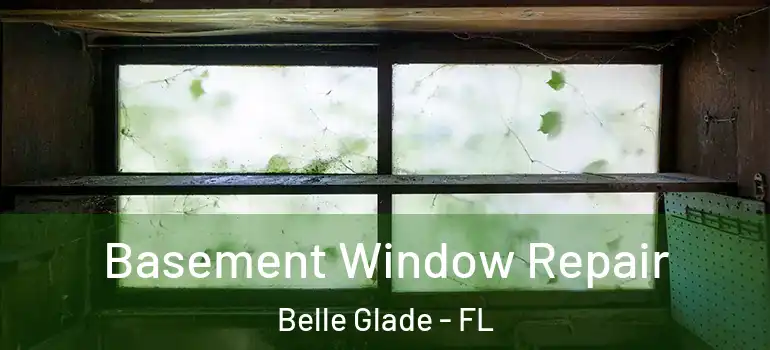 Basement Window Repair Belle Glade - FL