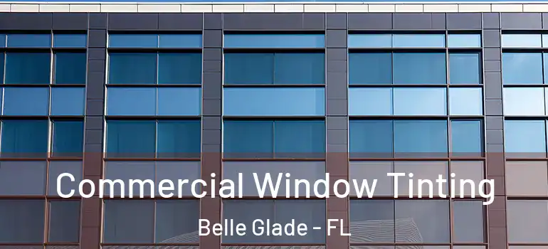 Commercial Window Tinting Belle Glade - FL
