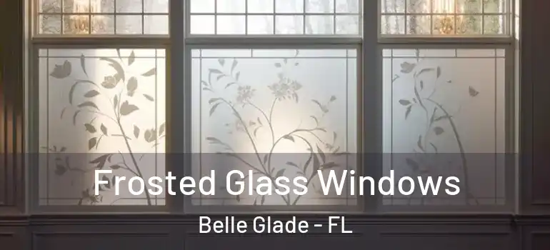 Frosted Glass Windows Belle Glade - FL